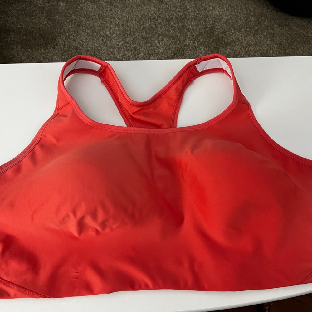 Avia 4x Light Coral Racerback Sports Bra